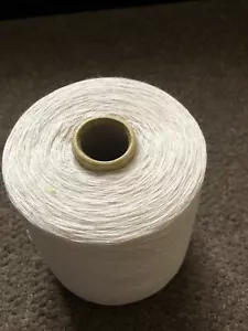 Pure Wool Yarn On Cone Ecru 730g - Picture 1 of 4
