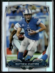 Matthew Stafford 2014 Topps Chrom #73 Refraktoren Detroit Lions - Bild 1 von 2