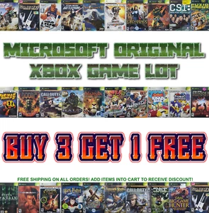 Xbox Original Game Lot | Buy 3 Get 1 Free | Free Ship $25+ | Resurfaced - Picture 1 of 157