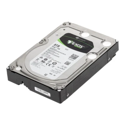 FESTPLATTE SEAGATE EXOS 7E8 ST8000NM0075 8TB SAS-3 7200U/min 256MB 3.5 Zoll - Bild 1 von 3
