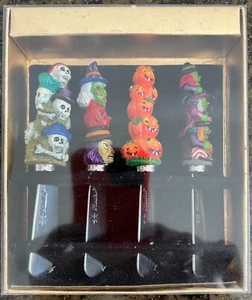 4er Set Christopher Radko Stack O Ghule Halloween Pastete Party Streuer Neu im Karton - Bild 1 von 5