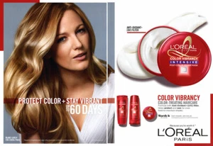 Anuncio de revista Loreal Blake Lively Hair 2017 de 2 páginas - Imagen 1 de 1