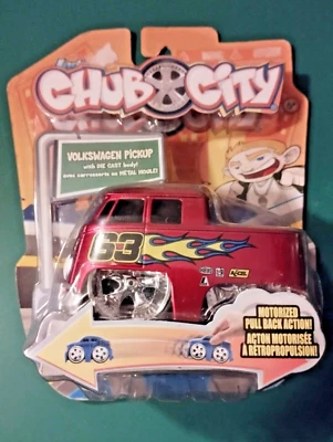 VOLKSWAGEN Combi Chub City rouge Jada Toys - Photo 1/2