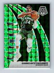 2023-24 Panini Mosaic Elevate Giannis Antetokounmpo #12 Green Mosaic Prizm - Picture 1 of 2