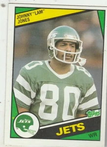 FREE SHIPPING-MINT TO NRMINT-1984 Topps #149 Johnny Lam Jones Jets +BONUS CARDS - Picture 1 of 1