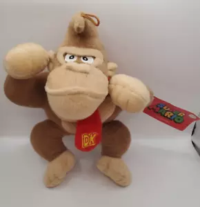 DK Donkey Kong 10" Plush Doll Stuffed Toy Official Licensed Nintendo Super Mario - Picture 1 of 2