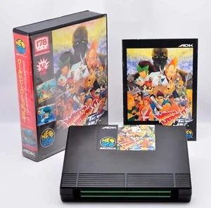 WORLD HEROES 2 JET Neo Geo AES NEOGEO SNK ADK - Imagen 1 de 19