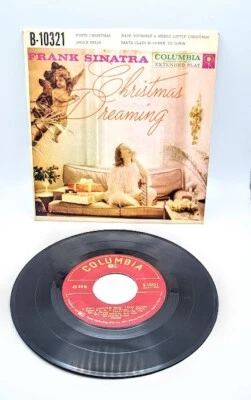 Frank Sinatra Christmas Dreaming EP 45 RPM B-10321 7" Vinyl Record 1957 Foto 1 de 4