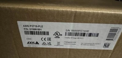 Axis P3719-PLE Indoor/ Outdoor Network Camera System - 01500-001, Pack of 1  - Image 1 of 2