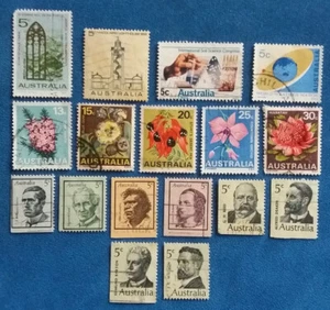 AUSTRALIA 1968 Used Selection Flower Weather Christmas Famous People 755 - Picture 1 of 2