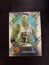 1994-95 Topps Finest Scottie Pippen W/Coating #75 Chicago Bulls