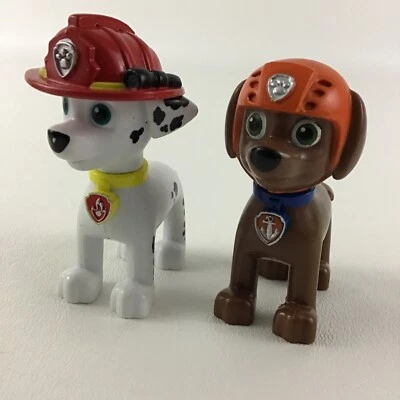 Paw Patrol Clip On Marshall Zuma Dog Puppy Figures Lot 2018 Spin Master Toy - Image 1 of 4