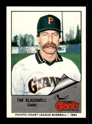 1984 Cramer # 241 Tim Blackwell Card (ML2) Phoenix Giants - Image 1 of 2