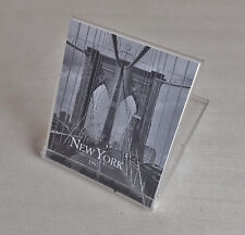 New York Kalender / Tischkalender 1997 - tolle s/w Fotos - Plexiglas 12 Blätter