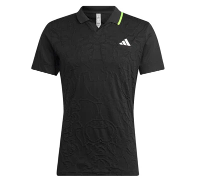 Adidas Freelift Pro Polo Hombre Tenis Camiseta Camiseta Deportiva Negra AsiaFit IB5481 Foto 1 de 4