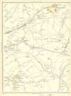 YORKSHIRE Flockton Emley Stony Cliffe Wood Overton Middlestown 1935 old map