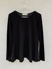 🔹☘️ Womens Cable Melbourne 100% Wool Fine Knit Splice Jumper Sweater Top Size M