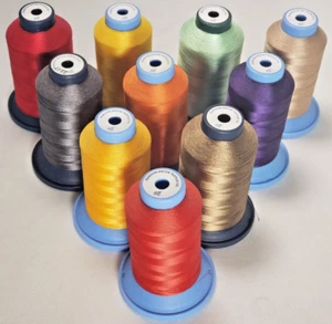 Embroidery Thread 10 pack of used Robison-Anton-24 - Picture 1 of 4
