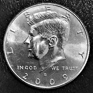 Moneda de medio dólar 2009 D Kennedy revestida brillante sin circular de bolsa sellada como nueva BU - Imagen 1 de 3