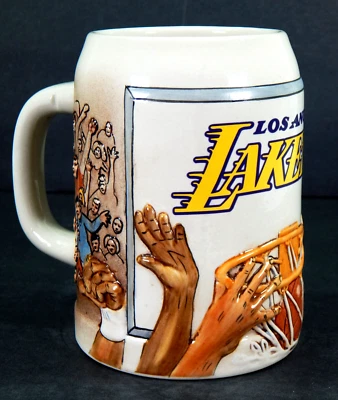 NBA LOS ANGELES LAKERS SPORTSTEINS CUI CERÁMICA 3D TAZA JARRA DE PIEDRA TAZA DE CERÁMICA Foto 1 de 4