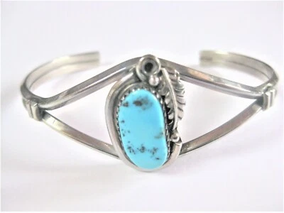 Armreif Silber 925 mit Türkis, 14,24 g - Bild 1 von 3