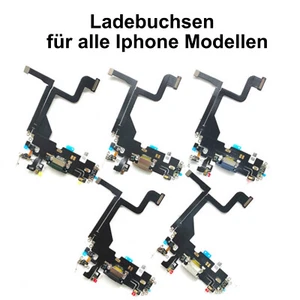 Für Apple iPhone X Xs Xr 11 12 13 14 Pro Max Ladebuchse Flex Kabel Reparatur - Bild 1 von 17