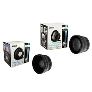 Vivitar Telephoto and Wide Angle HD with Macro Lens for Cameras w/ 52mm Threads - Picture 1 of 3