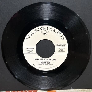 EX Buddy Guy  Vanguard 35060 Promo  Mary Had a Little Lamb/Sweet Little Angel 45 - Picture 1 of 2