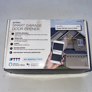 Abridor de puerta de garaje inteligente ematic funciona con Amazon Alexa - Imagen 1 de 5