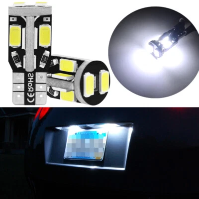 2pcs 6000K White 168 LED License Plate Light Bulbs for Dodge Challenger Caliber - Image 1 of 4