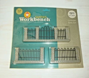 Santa's Workbench Victorian Gate and Fencing Set for Christmas Villages - Picture 1 of 2
