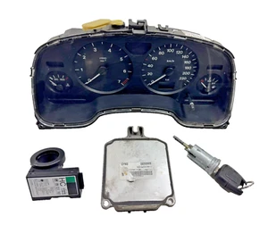 Engine Control Unit Opel Astra G 1.6 Tacho Ignition Set 09181204BJ 09355929 - Picture 1 of 4