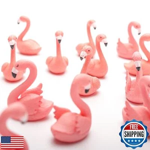 30PCS Flamingo Cake Decorations Flamingo Cake Toppers Mini Flamingo Figurines - Picture 1 of 5