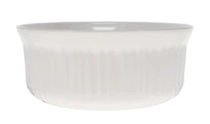 Cazuela redonda francesa de vidrio blanco Corningware FS1 2,5 cuartos/2,35 L - Imagen 1 de 3