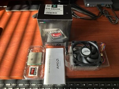 AMD A10-Series A10-6800K 4.1 - 4.4 GHz AD680KWOHLBOX Socket FM2+ CPU+Cooler - Image 1 of 4