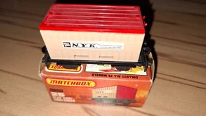 Matchbox Superfast- MB 25 Flat Car/ Container - mit Box im Top Zustand ! - Bild 1 von 1