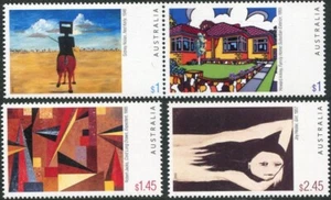 2003 Australian Paintings Set Of 4 Mint Never Hinged, Clean & Fresh, Pair - Bild 1 von 1