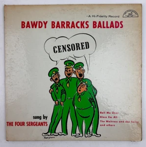 FOUR SERGEANTS, BAWDY BARRACKS BALLADS - LP ABC 245 - Picture 1 of 3