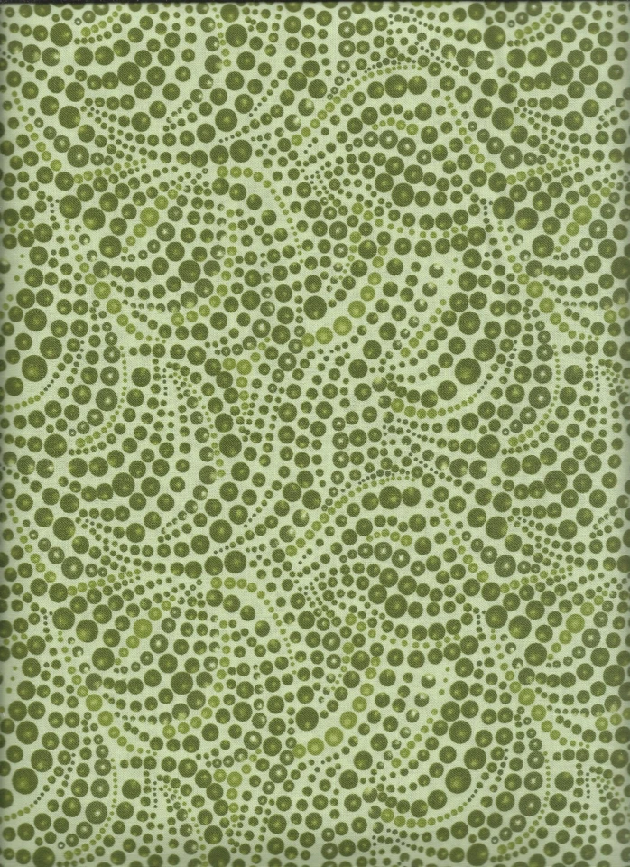 Redemoinhos de contas "Cat-i-tude", tonal verde escuro, Benartex, BTY - Imagem 1 de 1