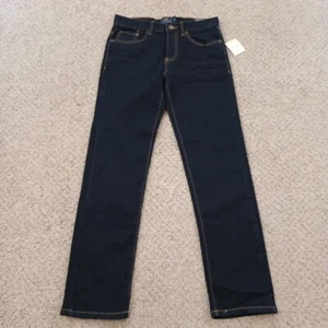 Lucky Brand Jeans Girls 14 Blue Richmond Dark Wash 28x28 Classic Straight New - Picture 1 of 11