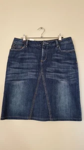 Corfu Denim Skirt 10 - Picture 1 of 9