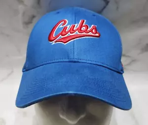 Chicago Cubs Spellout Nike Team Swoosh Flex One Size Fits Most MLB Baseball Hat - Picture 1 of 10
