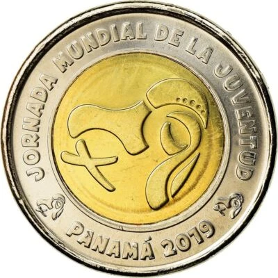 Panama | 1 Balboa Coin | World Youth Day | Km:168 | 2019 - Image 1 of 4