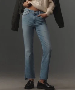 Mother Lil' Insider Crop Step Fray Jeans Size 27 Petite Blessing in Disguise NWT - Picture 1 of 6