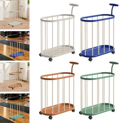 Yoga Mat Storage Bin Space Saving Rolling Laundry Basket for Foam Roller - Image 1 of 2