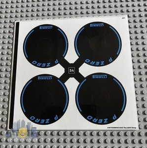 Lego Technic NUR AUFKLEBERBOGEN 3 für 42141 McLaren Formel 1 Rennwagen Version 1 - Bild 1 von 1