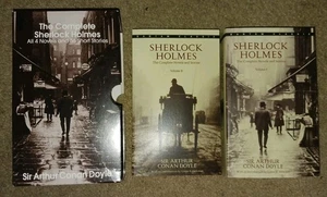DER KOMPLETTE SHERLOCK HOLMES 4 Romane 56 Geschichten PB Set Sir Arthur Conan Doyle - Bild 1 von 4