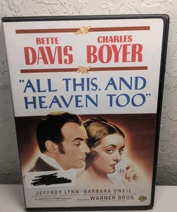 All This and Heaven Too (DVD) Bette Davis B166 - Bild 1 von 2