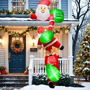 8FT Christmas Inflatable Outdoor Decoration With LED Lights, Blow Ups for Law... - Picture 1 of 9
