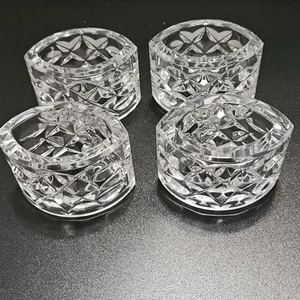Waterford Kristall Lismore Oval Serviettenringe 2 1/4" 4er Set - Bild 1 von 11